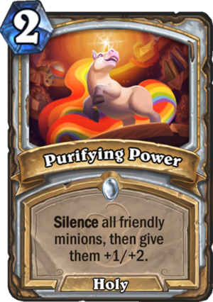 Purifying Power Card