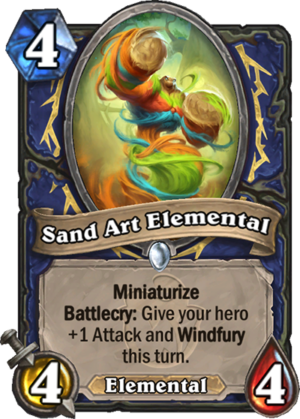 Sand Art Elemental Card