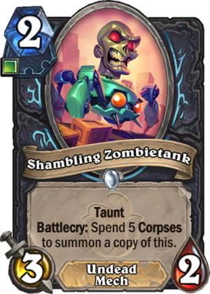 Shambling Zombietank Card