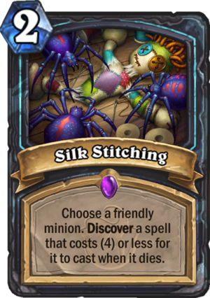 Silk Stitching Card