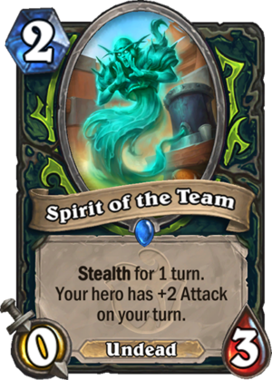 Spirit of the Team Card