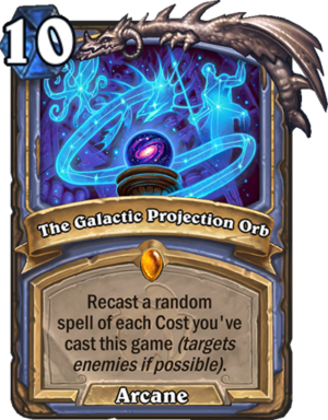 The Galactic Projection Orb Card