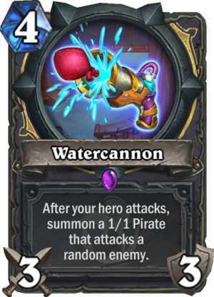 Watercannon Card