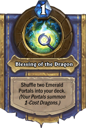 Blessing of the Dragon Card