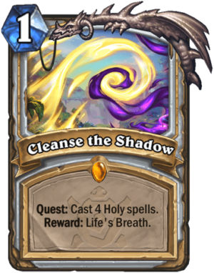 Cleanse the Shadow Card
