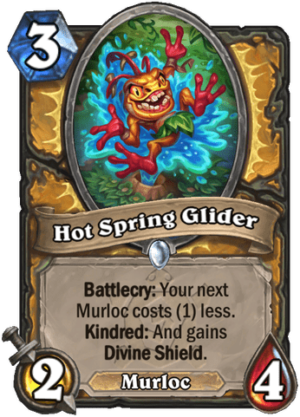 Hot Spring Glider Card