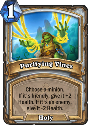 Purifying Vines Card