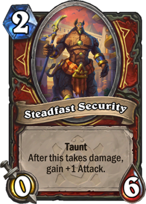 Steadfast Security Card