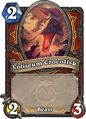 Coliseum Crocolisk Card