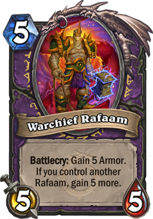 Warchief Rafaam Card