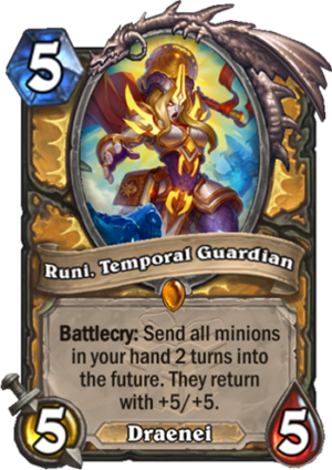 Runi, Temporal Guardian Card
