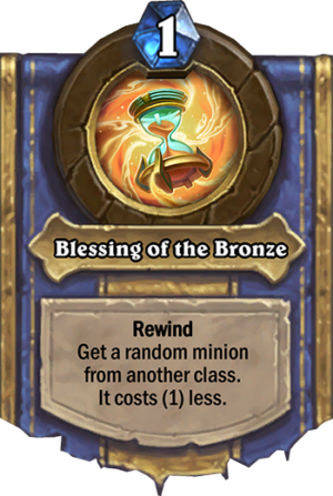 Blessing of the Bronze Card