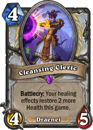 Cleansing Cleric Card
