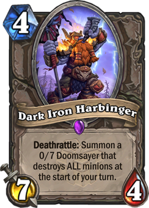 Dark Iron Harbinger Card