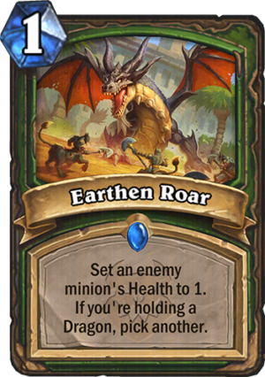 Earthen Roar Card
