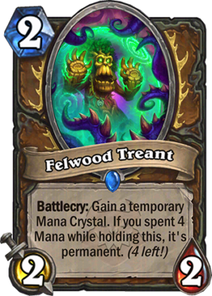 Felwood Treant Card