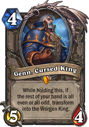 Genn, Cursed King Card