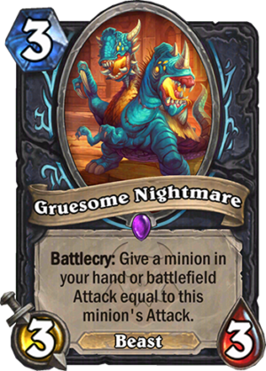 Gruesome Nightmare Card