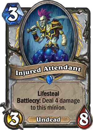 Injured Attendant Card