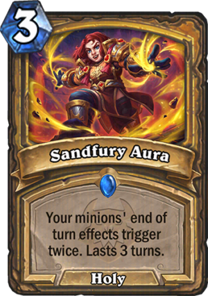 Sandfury Aura Card
