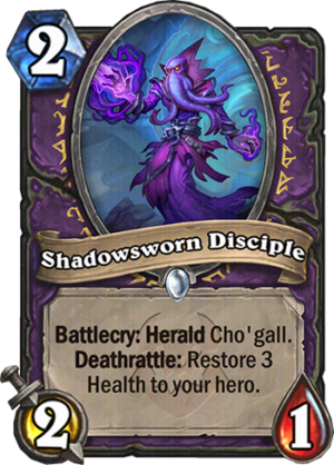 Shadowsworn Disciple Card