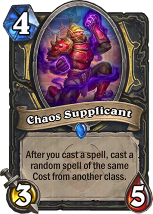 Chaos Supplicant Card