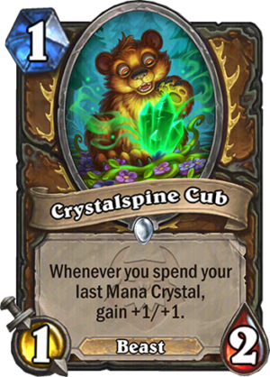 Crystalspine Cub Card