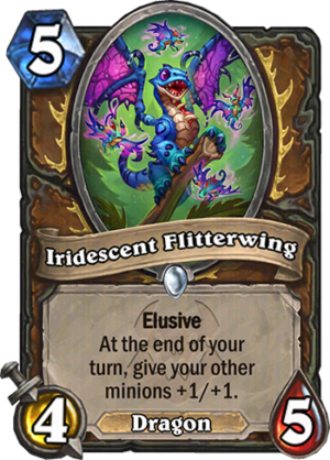 Iridescent Flitterwing Card