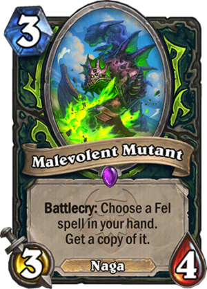 Malevolent Mutant Card
